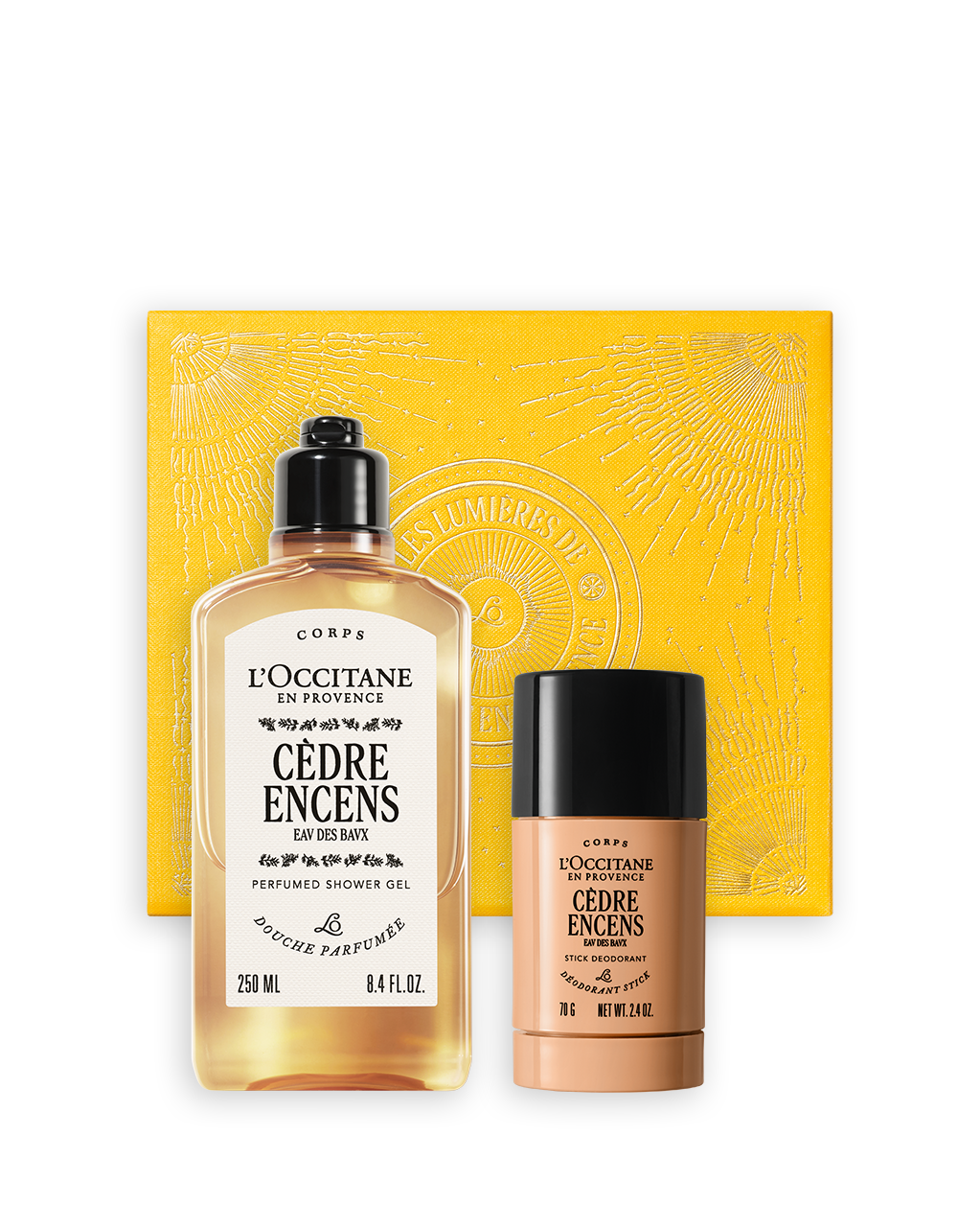 Cedre Encens (Baux) Shower & Deostick