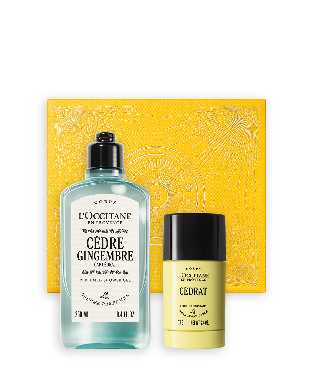 Cedre Gingembre (Cap Cedrat) Shower & Deostick