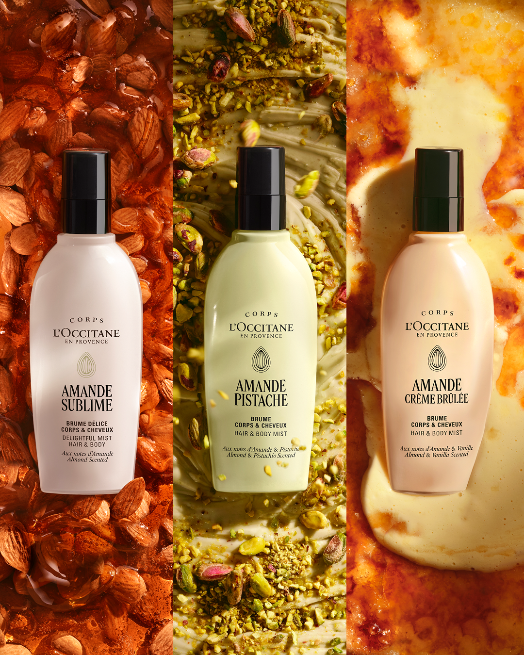 Almond (Amande) Crème Brûlée Hair & Body Mist - Image 5